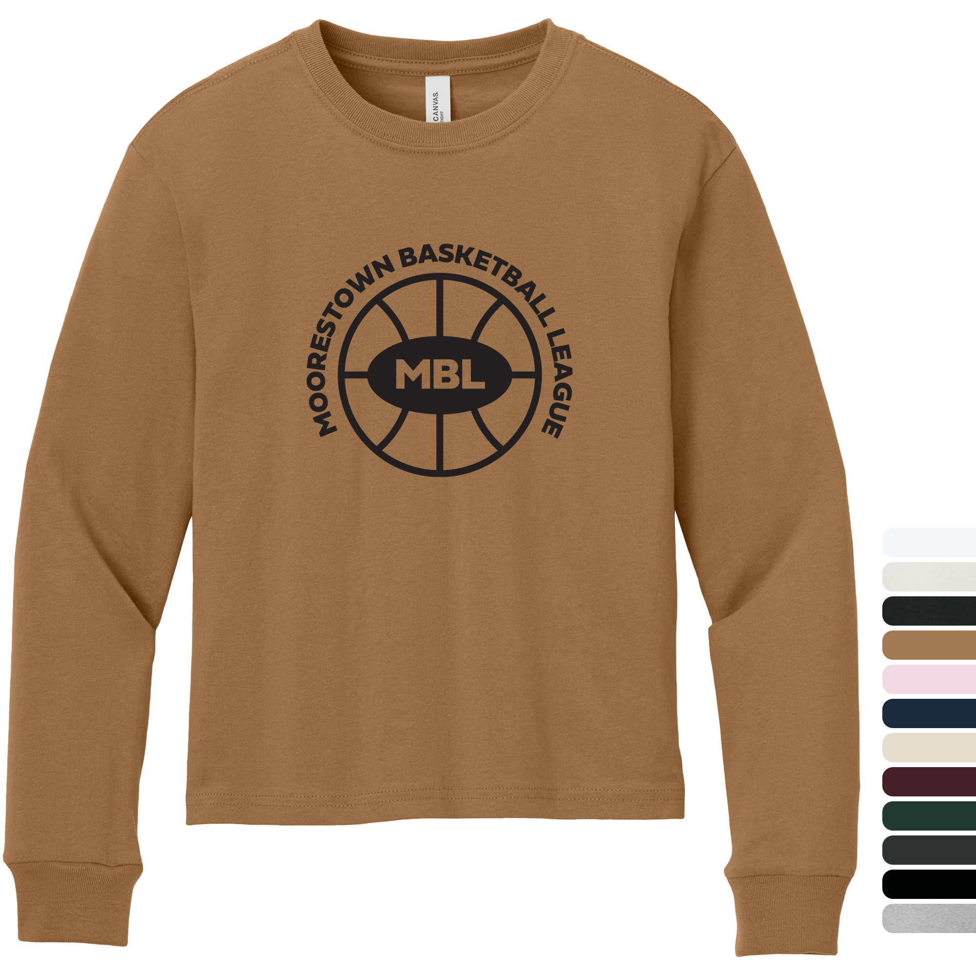 Product Photo 1 Bella + Canvas® 6 oz. Heavyweight Cotton Long Sleeve Youth Tee