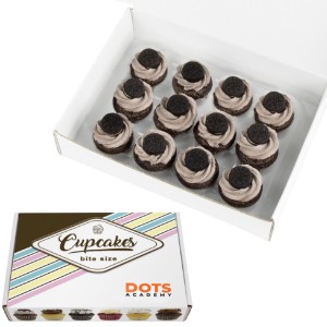 Chocolate Cookies & Cream Signature Bite-Size Cupcakes, 12 Piece - MD9705