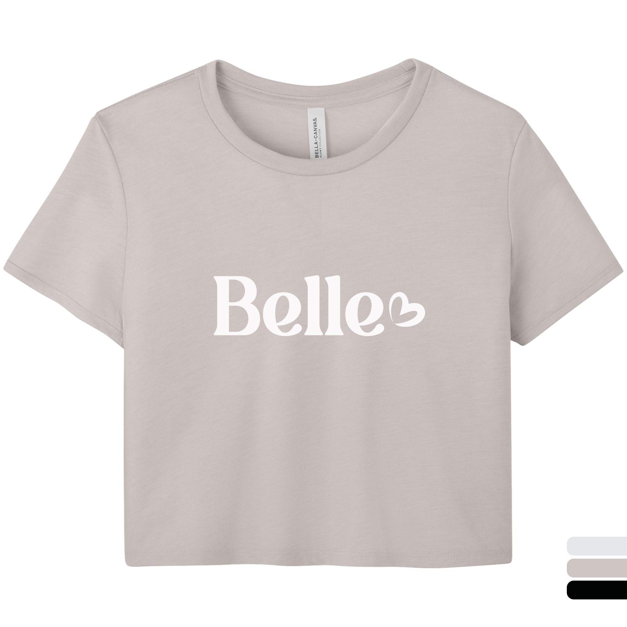 Product Photo 1 Bella + Canvas® Flowy Poly/Viscose Cropped Ladies' Tee