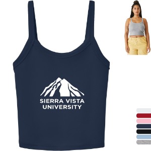 Bella + Canvas® Micro Rib Ladies' Cotton/Poly Spaghetti Strap Tank - WJ7240