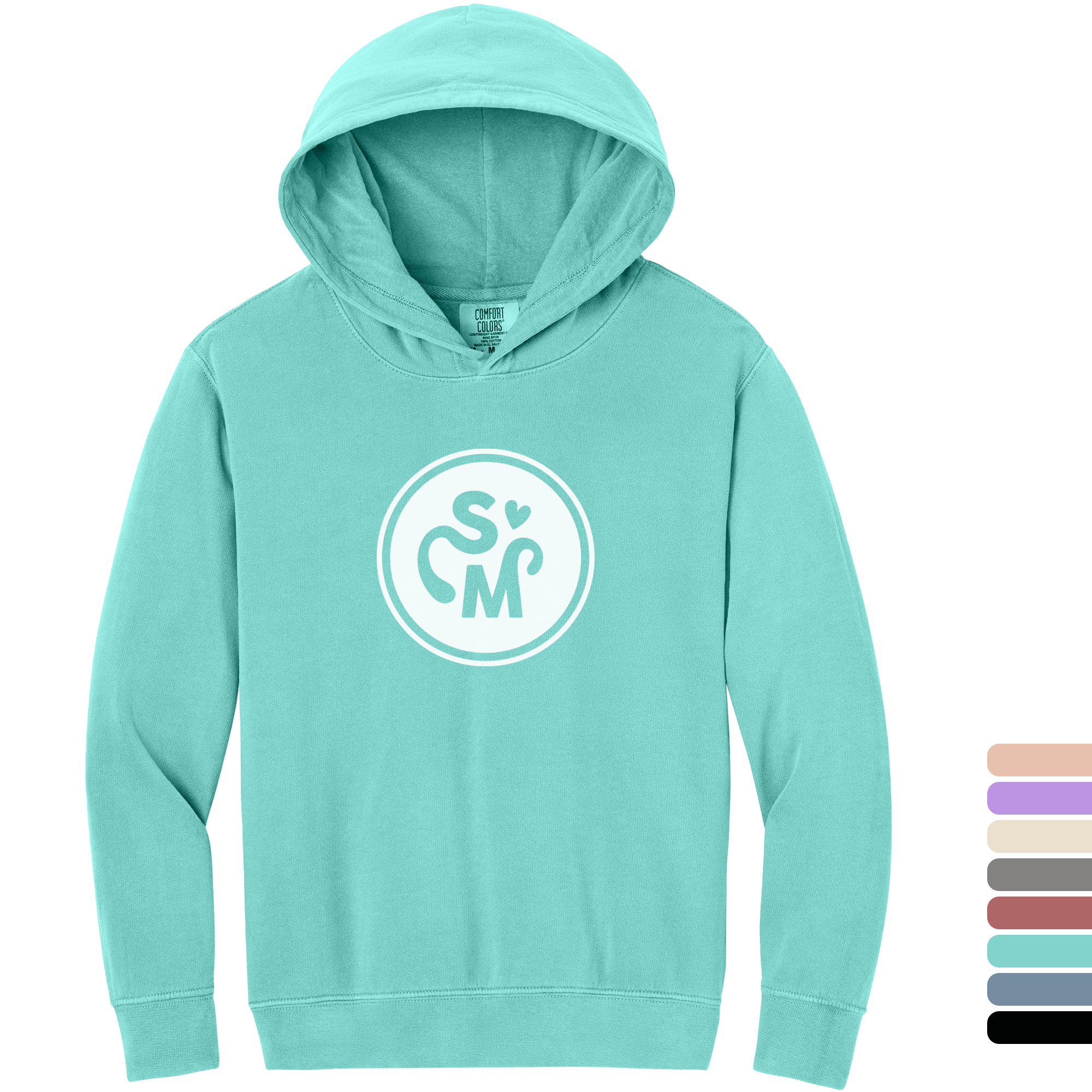 Product Photo 1 Comfort Colors® Lightweight Cotton Hooded Youth Sweatshirt