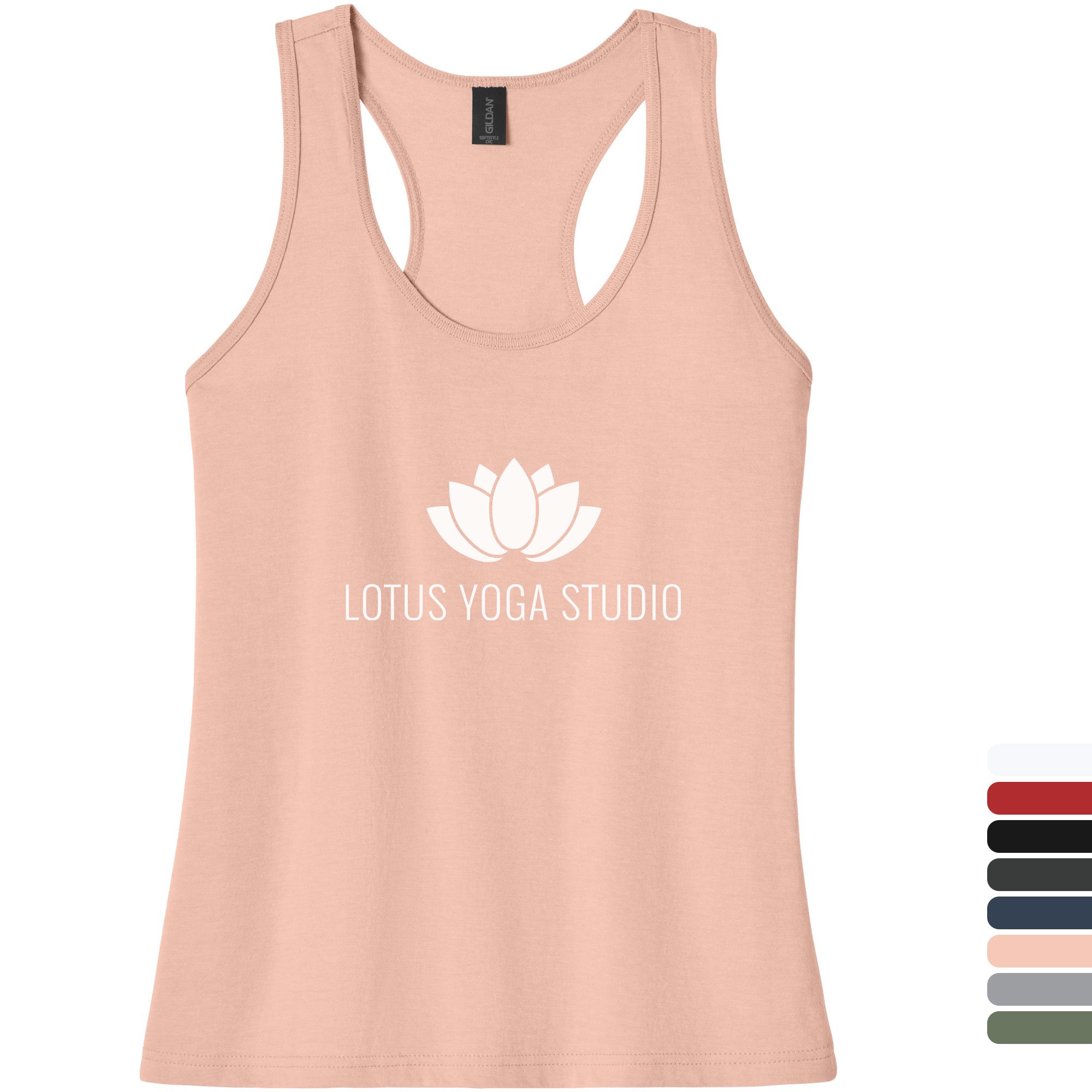 Product Photo 1 Gildan® Softstyle® CVC Cotton/Poly Ladies' Racerback Tank