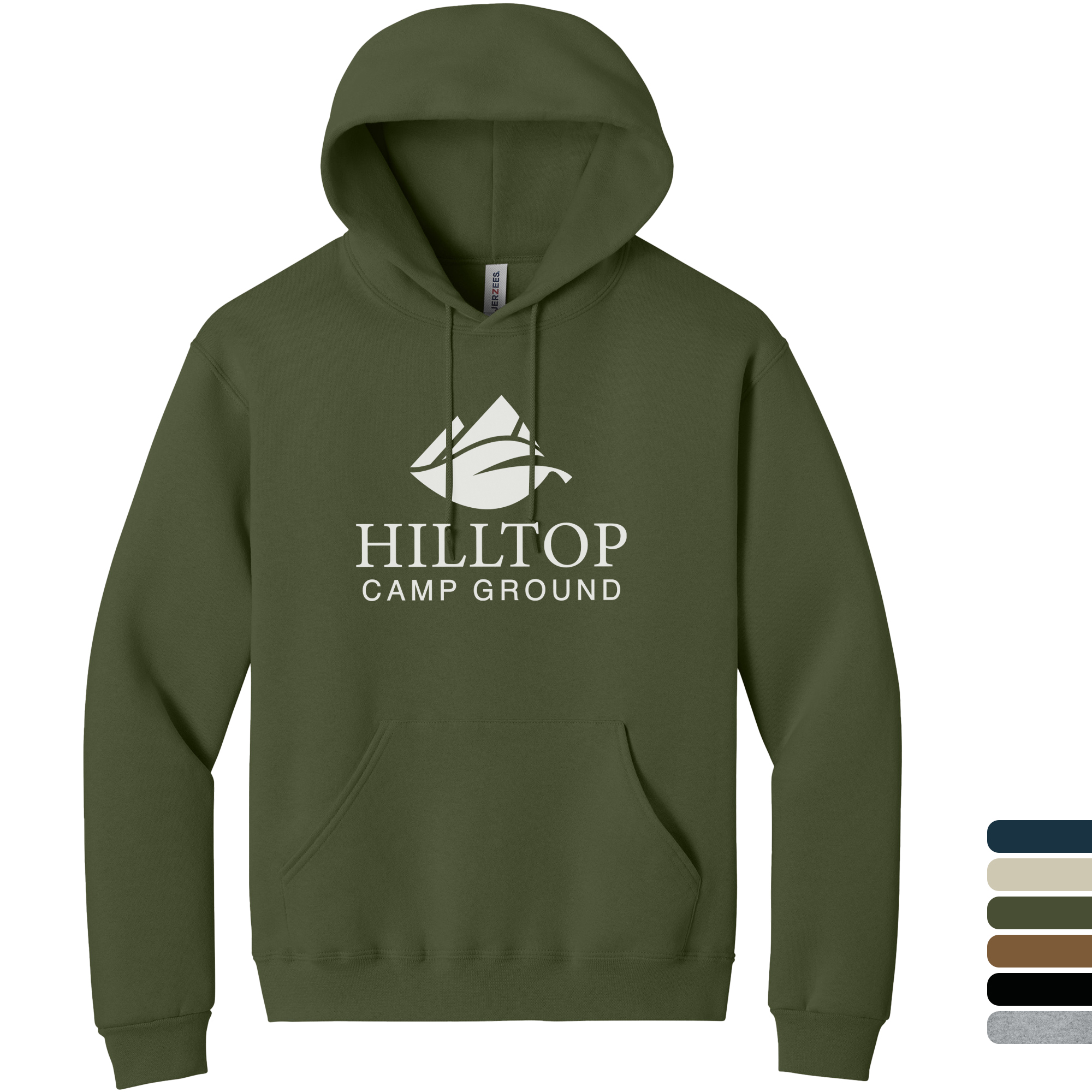 Product Photo 1 Jerzees® Rugged™ Cotton/Poly Hooded Unisex Sweatshirt