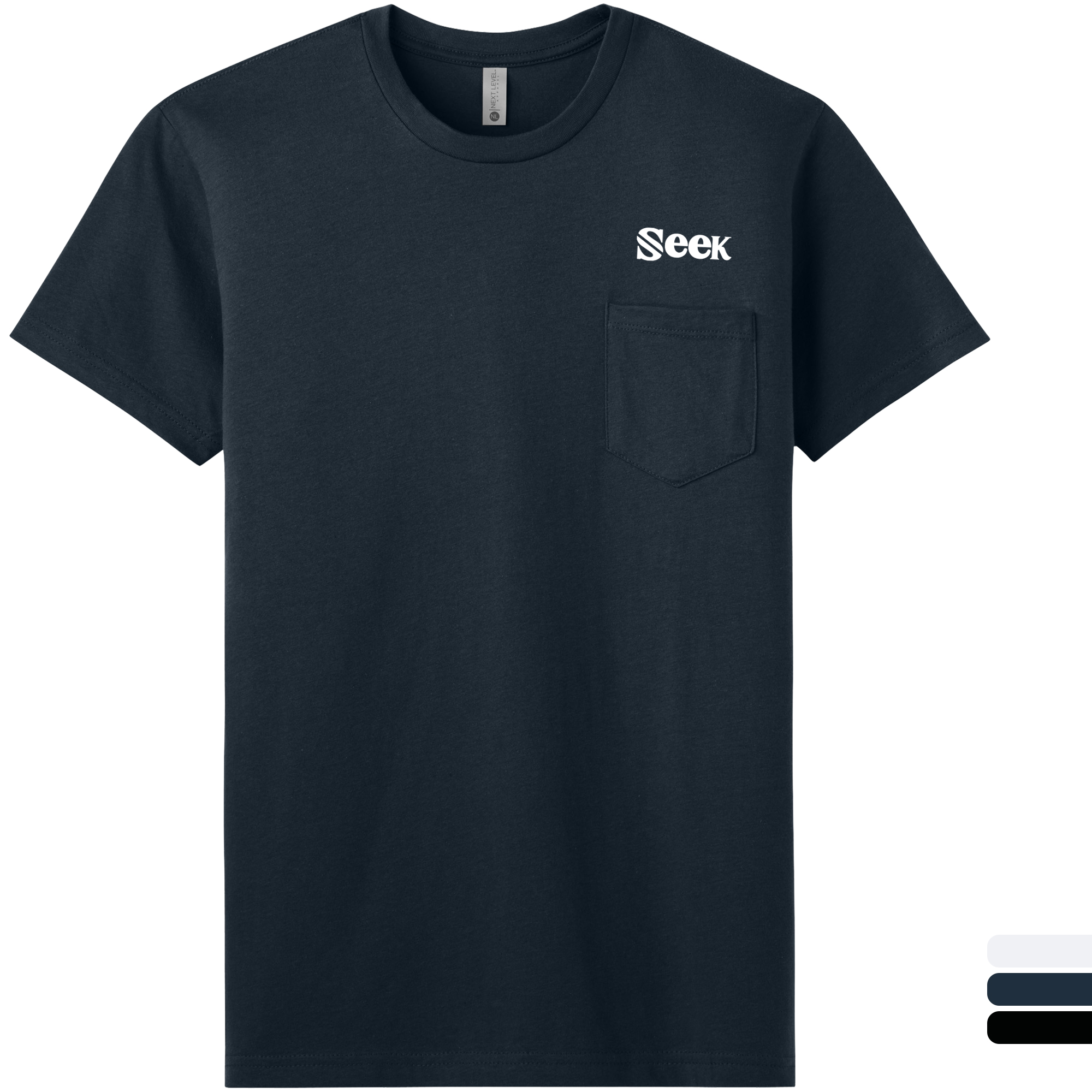 Product Photo 1 Next Level Apparel® Cotton Pocket Unisex Tee