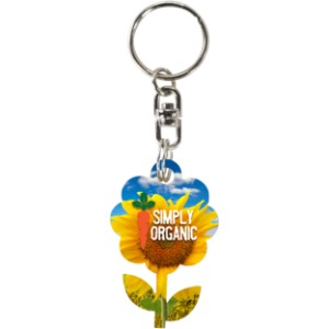 Custom Shape Acrylic Key Chain Up to 4 Sq. Inches - TK1341