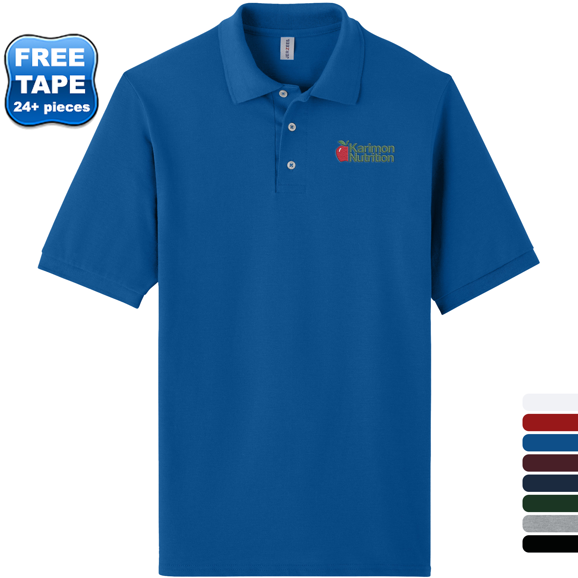 Product Photo 1 Jerzees® Premium Ring Spun Cotton Pique Unisex Sport Shirt