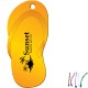 Orange Flip Flop Luggage Tag