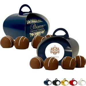 Biens Chocolate Centerpieces® Petite Tulip Box w/ 6 Biens - HT6933
