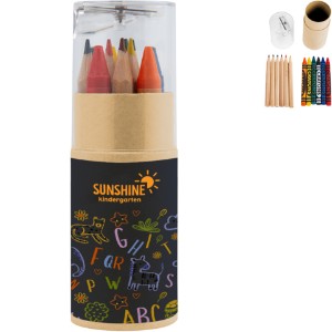 Twelve-Piece Crayon & Pencil Set - HT6906