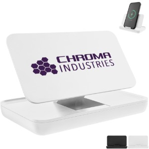 Folding rABS 15W Wireless Charger & Stand - HT6884