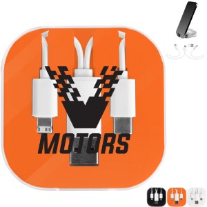 Three-in-One Charging Cable w/ Phone Stand 2.0 - HT6898