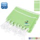 Recycled Cotton Beach Blanket w/ Tassle Fringe, 40" x 73"