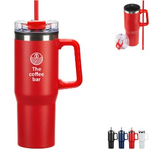 Oceanic Stainless Steel & Polypropylene Mug w/ Color-Matching Handle, 30oz. - AR1962