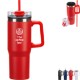 Oceanic Stainless Steel & Polypropylene Mug w/ Color-Matching Handle, 30oz.