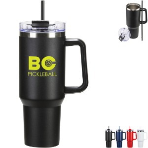 Maverick Vacuum Insulated Stainless Steel Mug w/ Straw, 40oz. - AR1963
