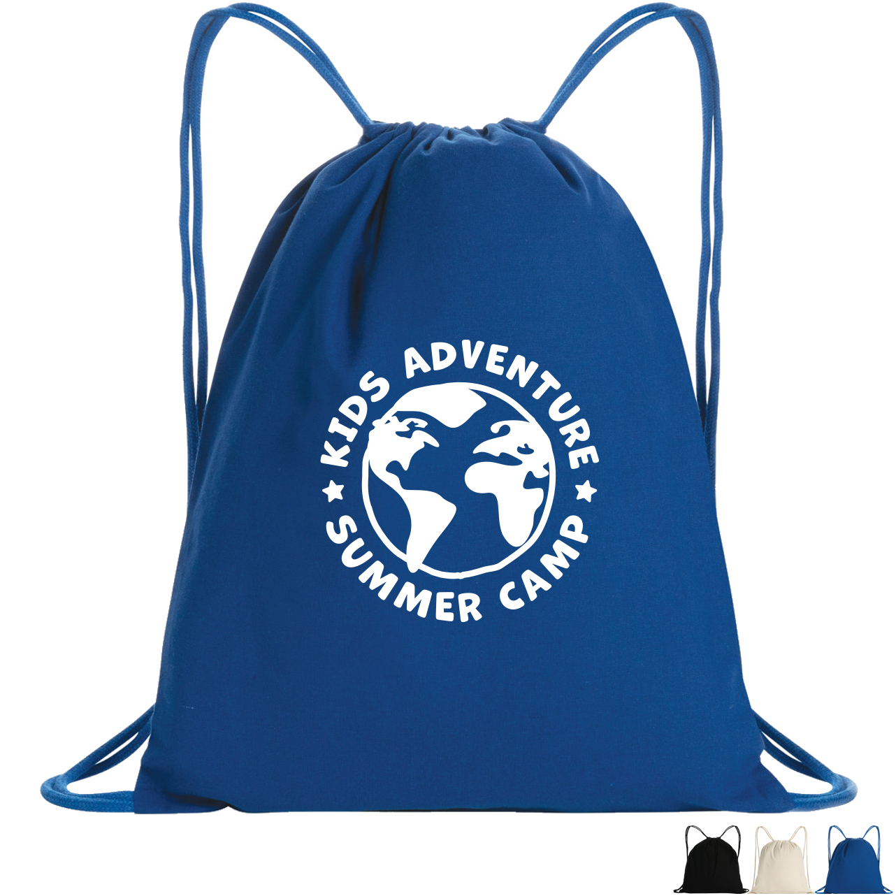 Product Photo 1 Impact AWARE™ Recycled Cotton & Poly Drawstring Backpack