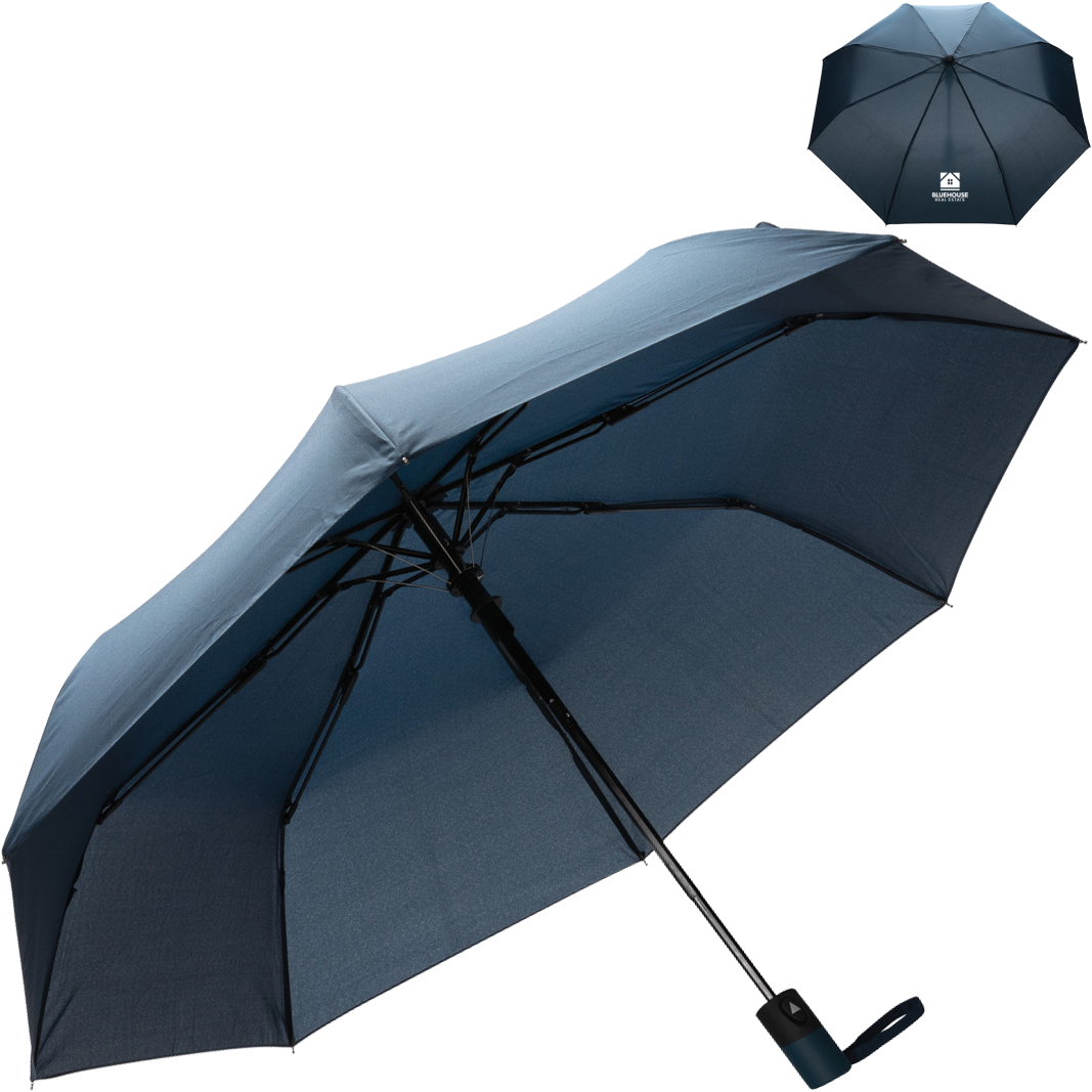 Product Photo 1 Impact AWARE™ rPET 190T Mini Auto Open Umbrella, 21" Arc