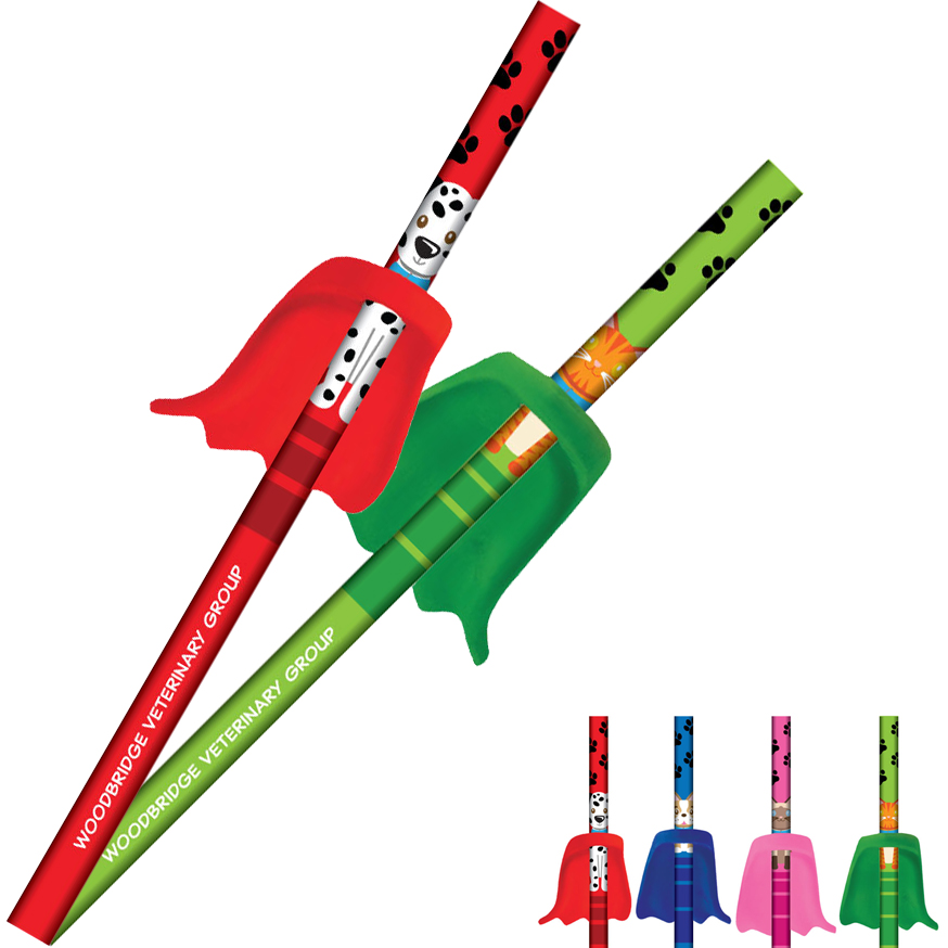 Product Photo 1 Animal Heroes Superhero Pencil with Eraser Cape