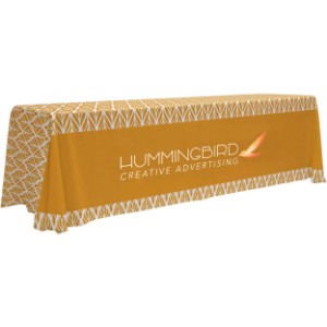 Eco-Wise 3-Sided Table Throw, 8' - Full Color, Full Bleed - DY2040