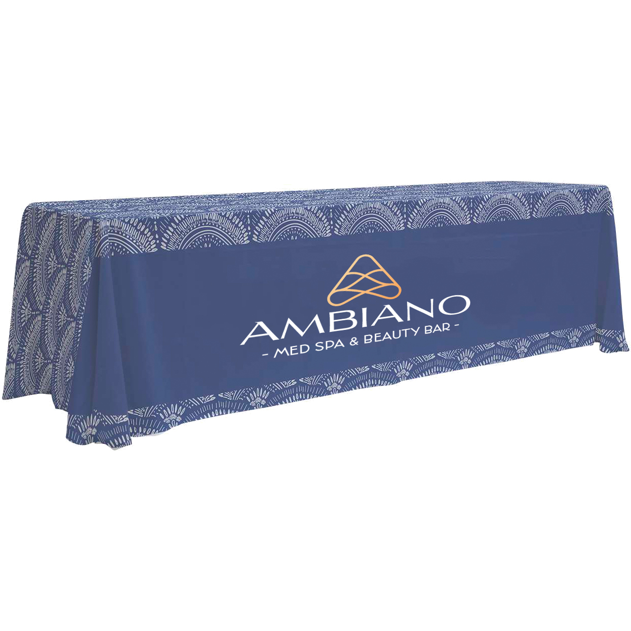 Product Photo 1 Eco-Wise 4-Sided Table Throw, 8' - Full Color, Full Bleed