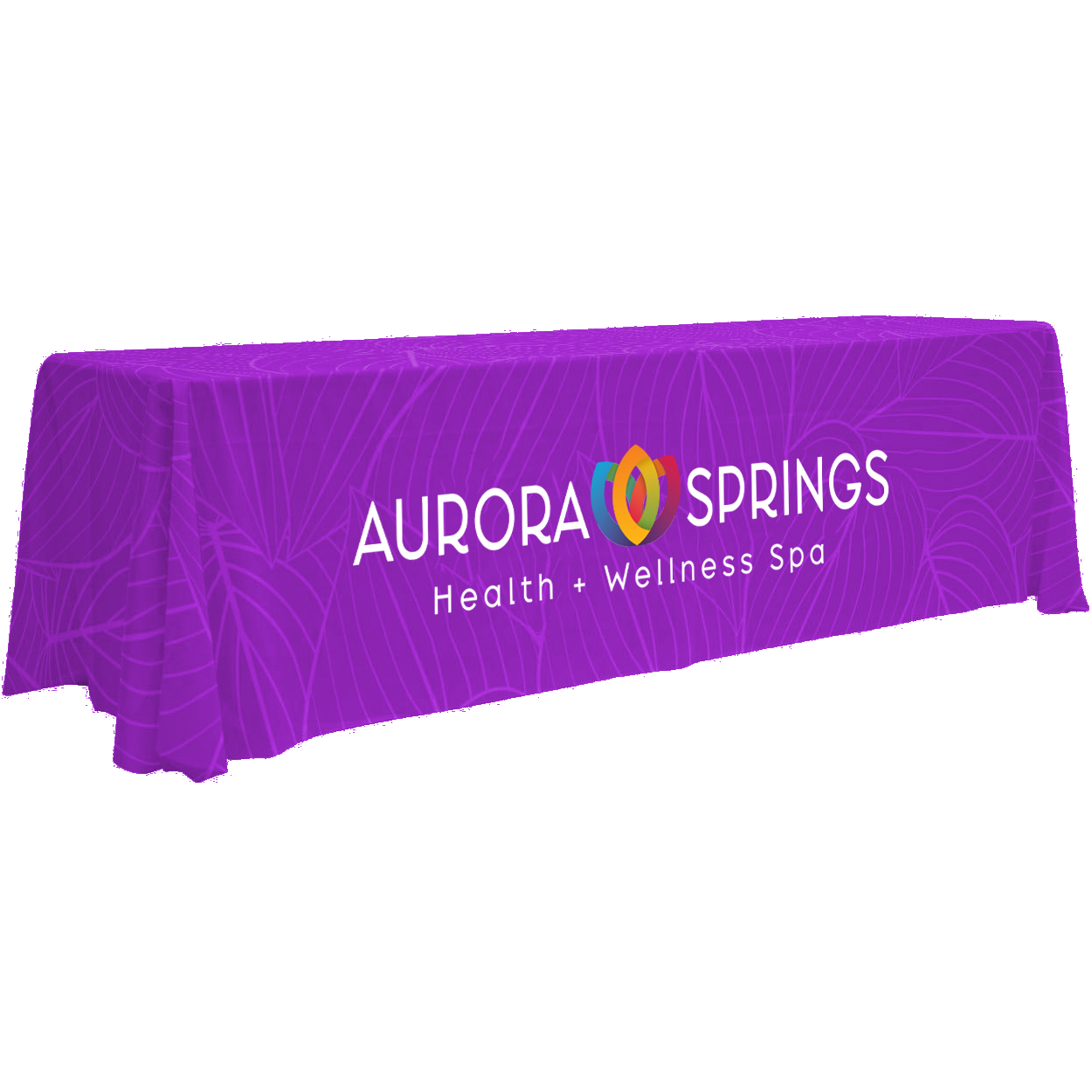 Product Photo 1 Lightweight 4-Sided Table Throw, 8' - Full Color Full Bleed