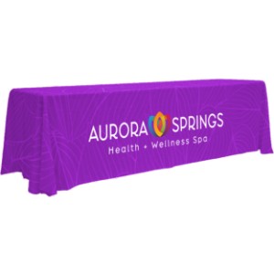 Lightweight 4-Sided Table Throw, 8' - Full Color Full Bleed - DY2009