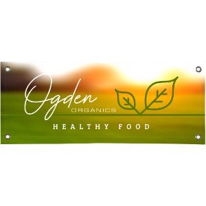 Nylon Single-Sided Banner, 2' x 5' - DY2026