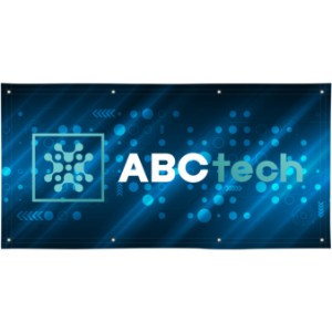 Nylon Single-Sided Banner, 3' x 6' - DY2027