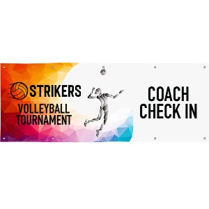 Nylon Single-Sided Banner, 3' x 8' - DY2028