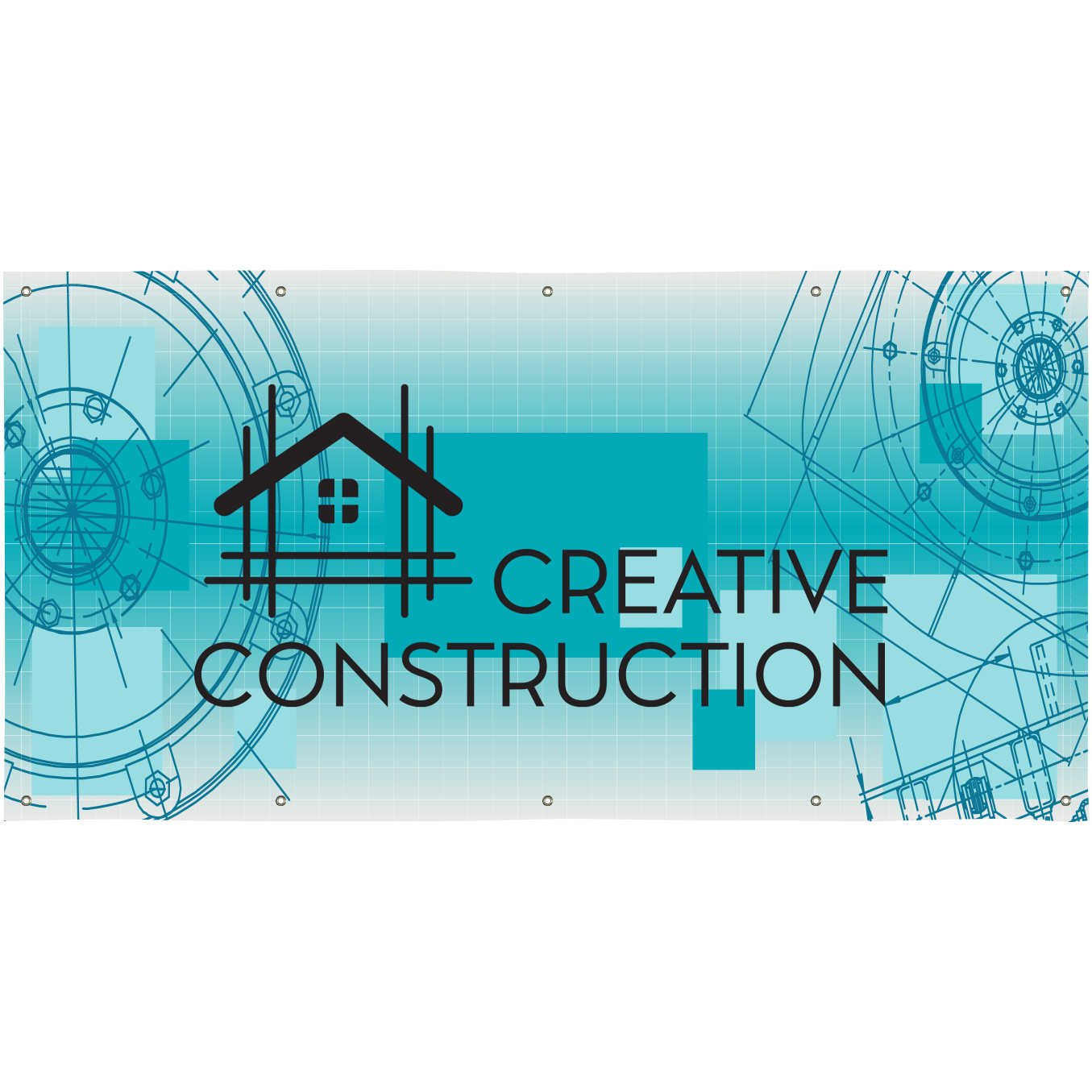 Product Photo 1 Nylon Single-Sided Banner, 4' x 8'