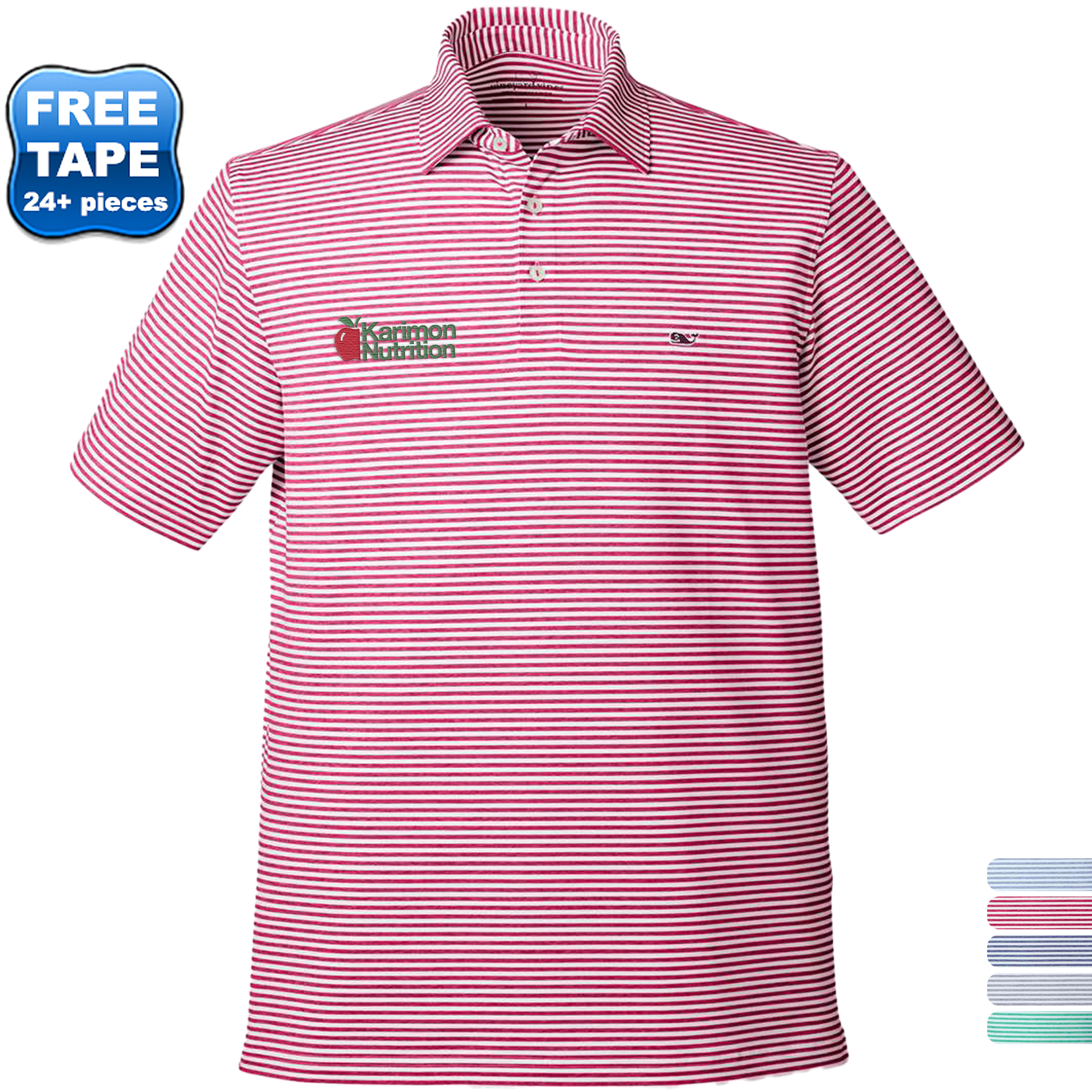 Product Photo 1 Vineyard Vines® Heathered Poly/Spandex Winstead Sankaty Men's Polo