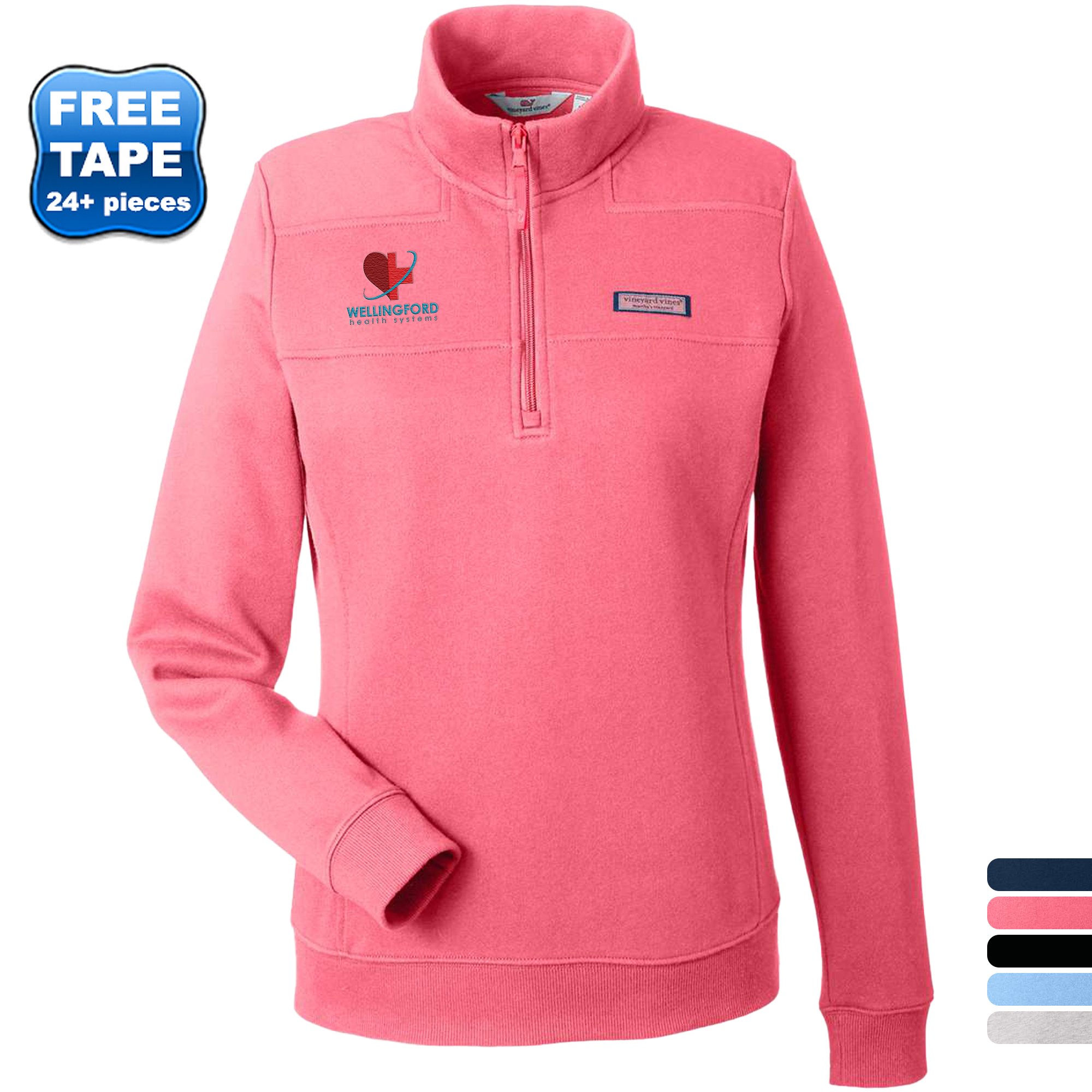 Product Photo 1 Vineyard Vines® Collegiate Shep Quarter-Zip Ladies' Sweatshirt Pullover