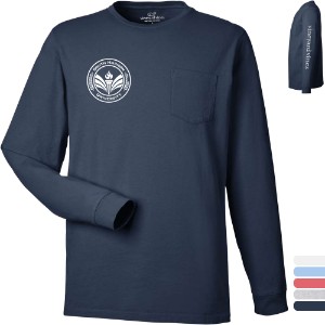 Vineyard Vines® Long Sleeve Pocket Cotton Unisex T-Shirt - WG3366