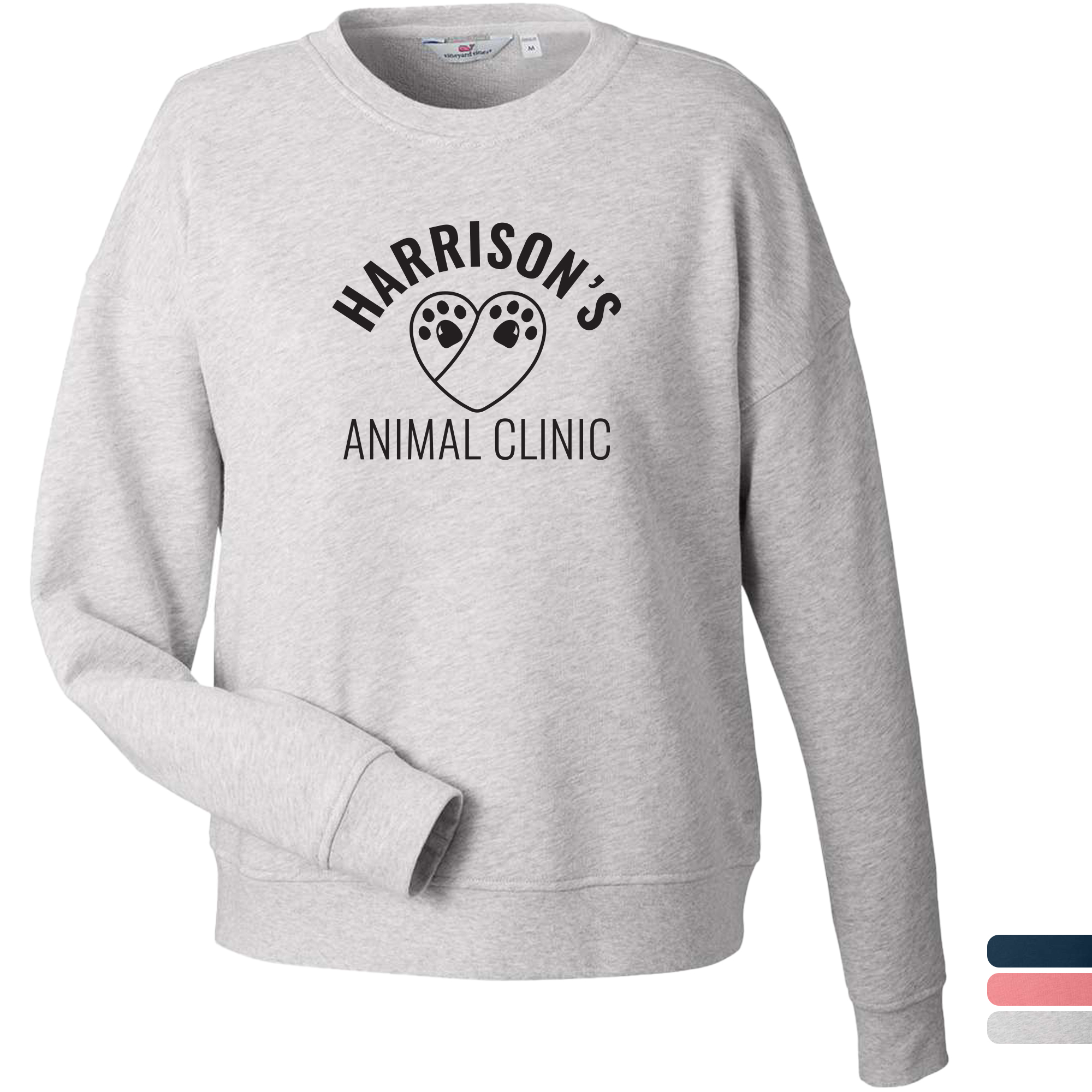 Product Photo 1 Vineyard Vines® Garment-Dyed Cotton/Poly Ladies' Crew