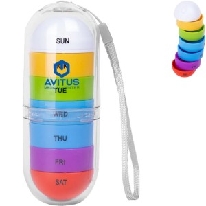 Capsule 7-day Pill Organizer - HH4441