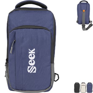 Ocean Plastic Two Tone Ripstop Sling Bag - HH4447