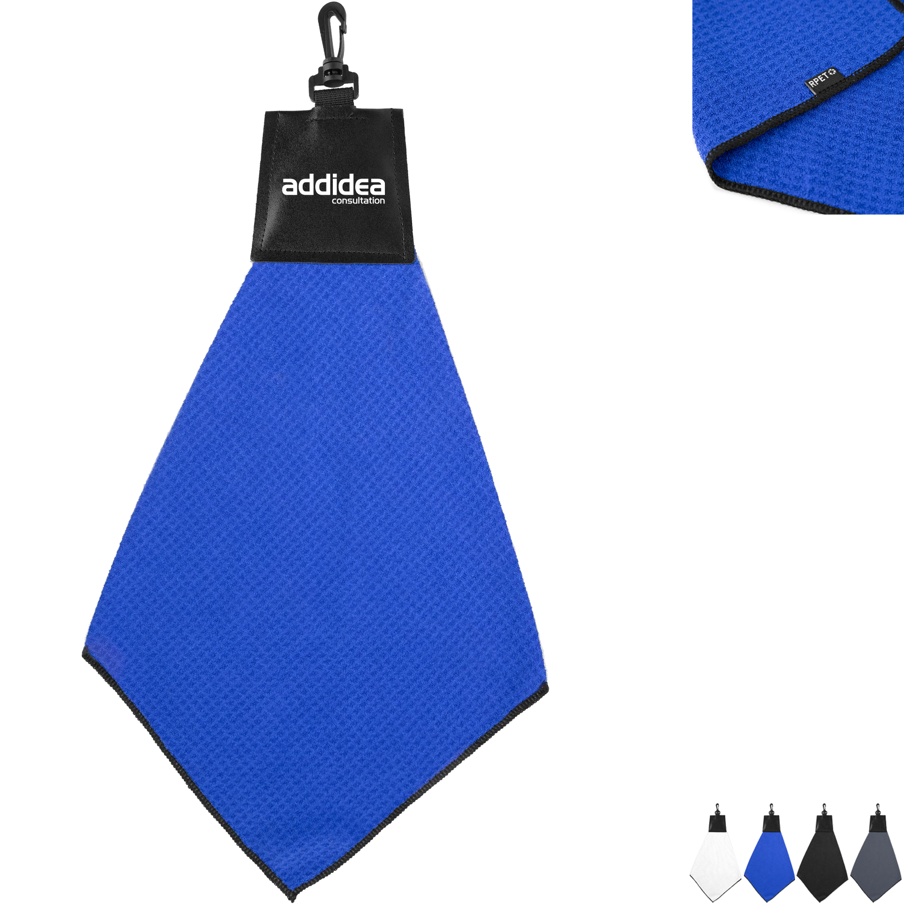 Product Photo 1 ProWaffle rPET Golf Towel, 16" x 16"