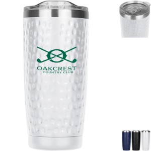 Dimpled Double Wall Stainless Steel Mug, 20 oz. - HH4468