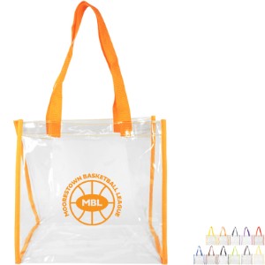 Coronado Clear PVC Open Top Tote - LT1126