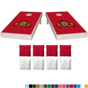 Regulation Cornhole Game Set with 8 Bean Bags - WO2539