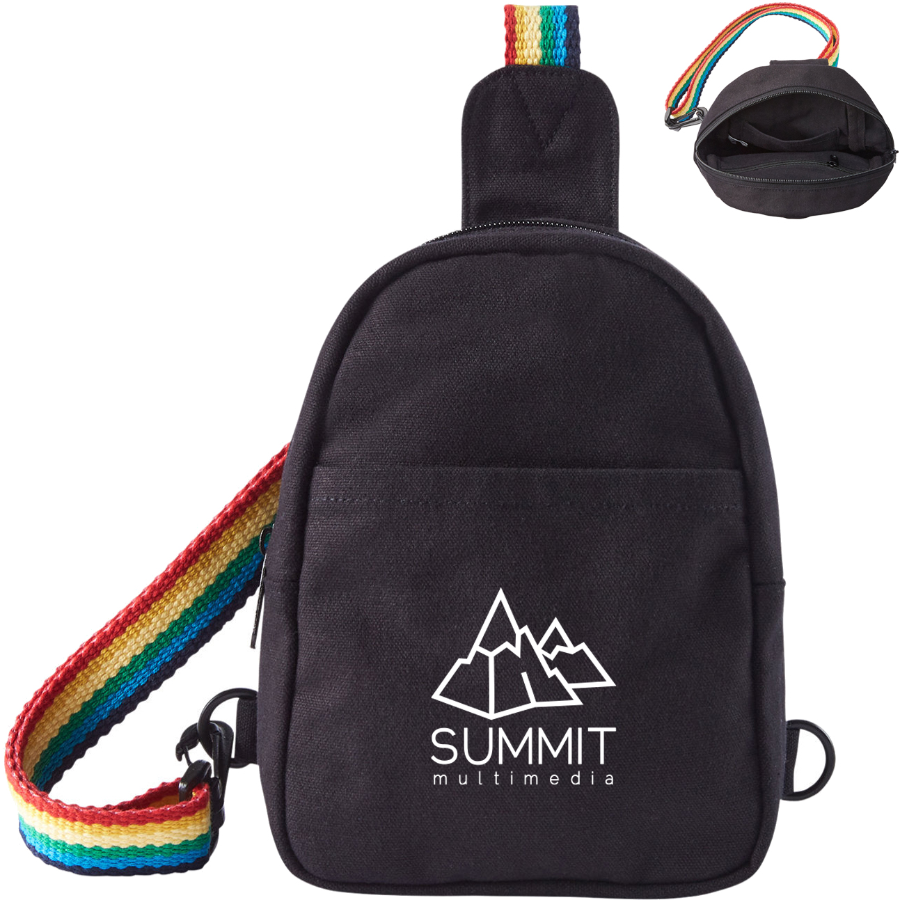 Product Photo 1 B.Free Rainbow Pride Cotton Crossbody Bag