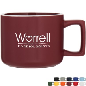 Helio Matte Colored Ceramic Mug, 12 oz. - TE1270