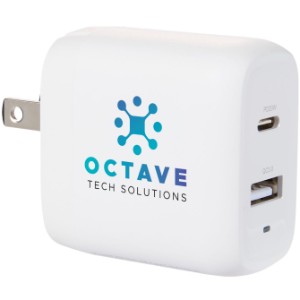 UL Listed 20W Dual USB-A & Type-C Wall Charger - LD5616