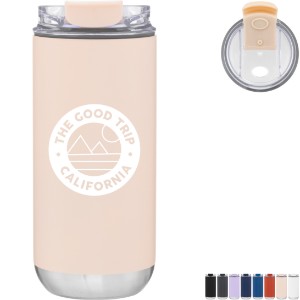 Palma Matte Double Wall Stainless Steel Tumbler, 16 oz. - TE1276
