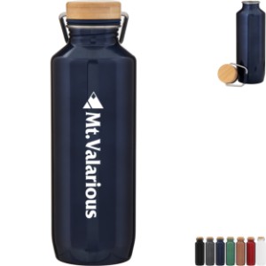 h2go Grove Single Wall with Bamboo Lid, 25 oz. - TE1283