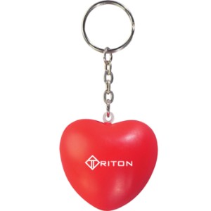 Heart Shape Stress Reliever Keychain - PM9956