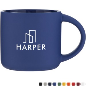 Minolo Matte Colored Exterior Ceramic Mug, 20 oz. - TE1287