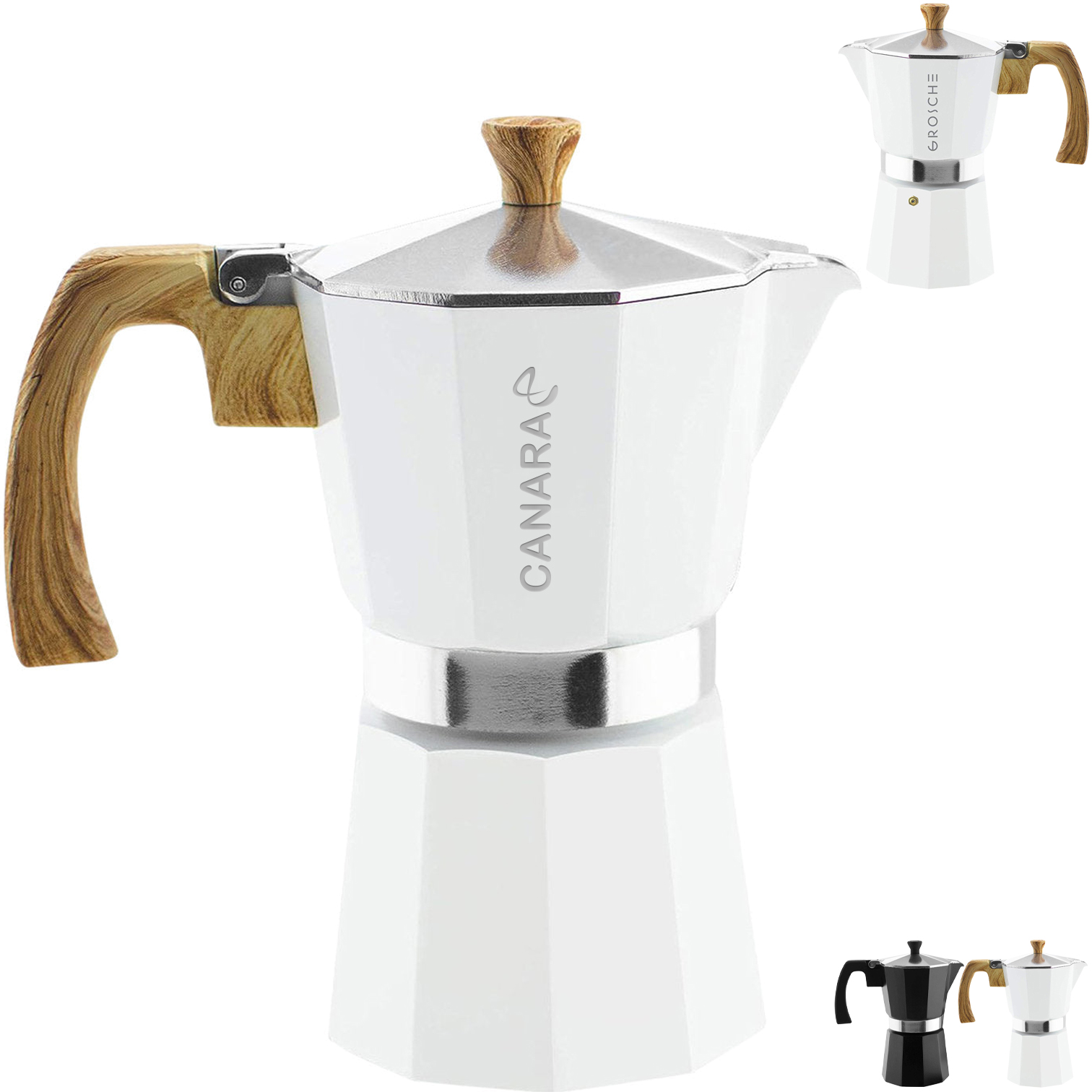 Product Photo 1 Grosche Milano Espresso Coffee Maker, 6 Cup