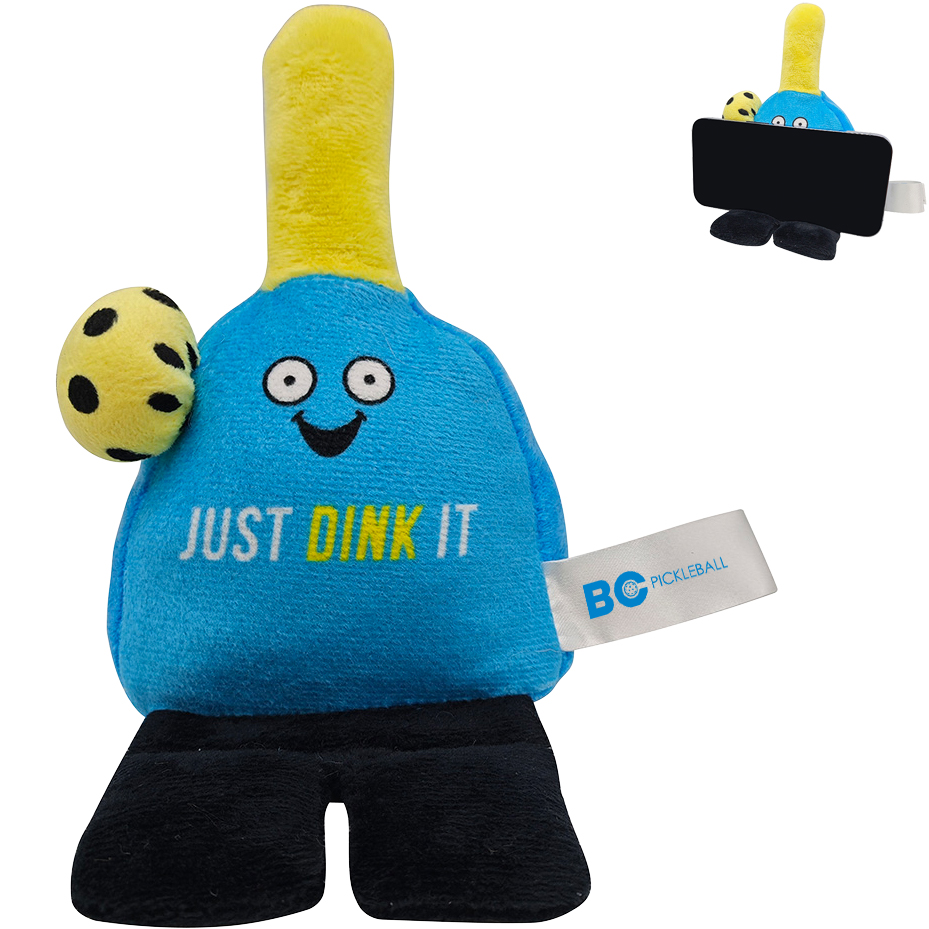 Product Photo 1 Pickle Ball Player Phone Pals™ Weighted Plush Phone Holder
