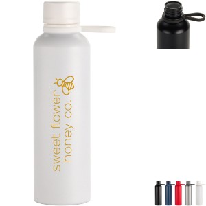 Avento Recycled Aluminum Bottle w/ Silicone Loop, 25oz. - AR1974